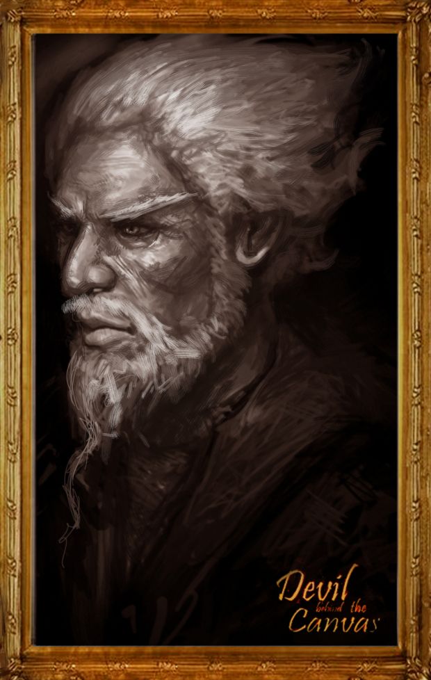 Portrait of old Edward