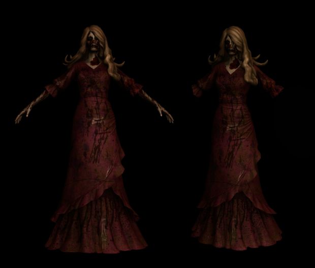 Mary Ghost In-game Front and Back
