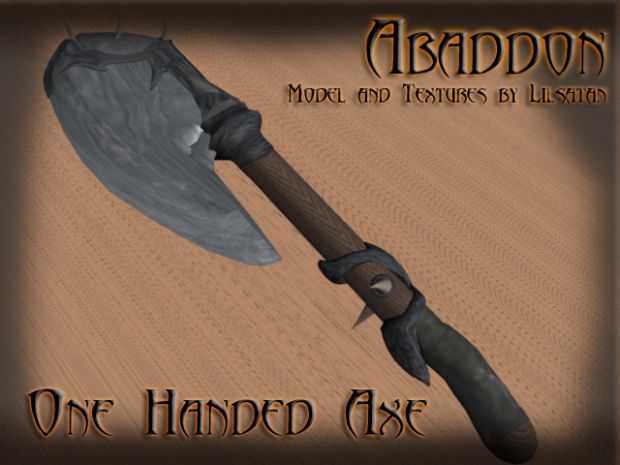 One Handed Axe