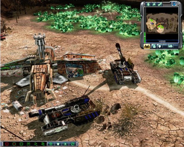Artillery in-game