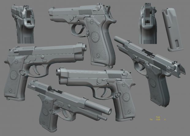 Glock Replacement (Low Poly)