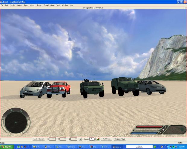 Alpha vehicles that i exported