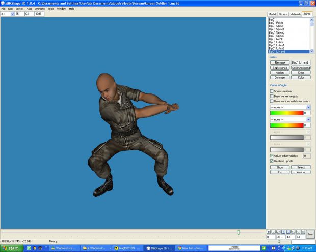 Character animations