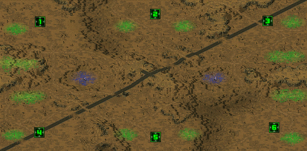 Map: [6] Desert Road