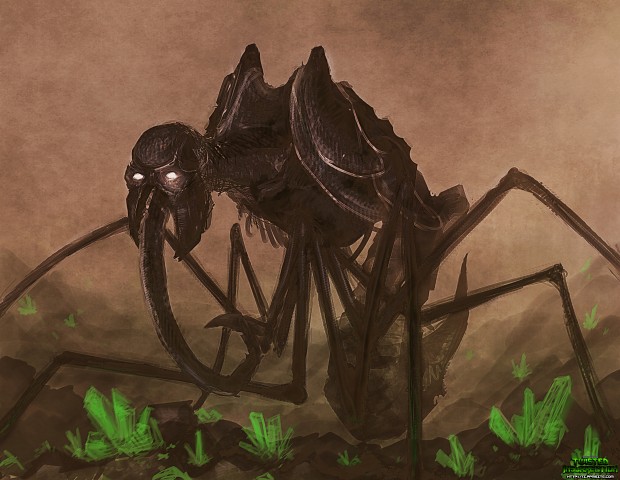 Promotional Sketch: Tiberium Crawler