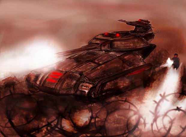 'Scorpion' Light Tank (Promotional Sketch)
