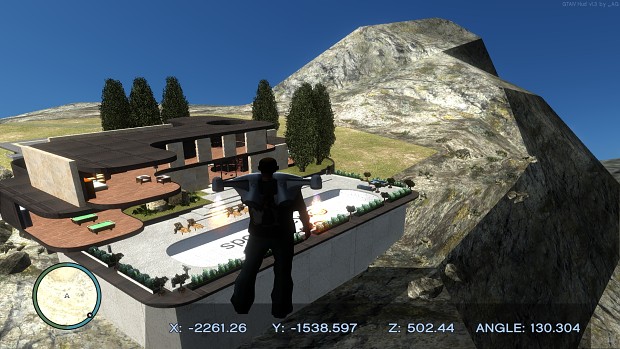 Futuristic Mansion in top of Mount Chilliad