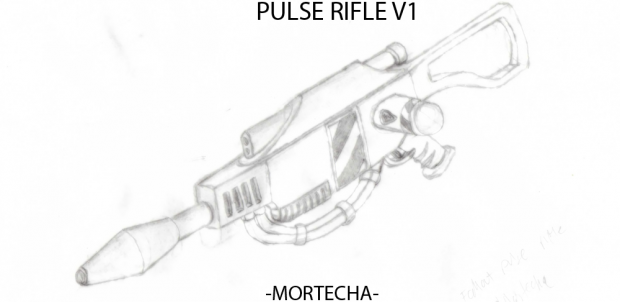Pulse Rifle Concept art by Mortecha