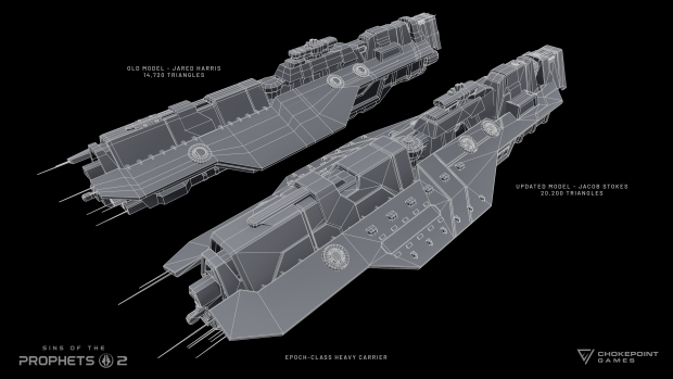 Epoch-class Heavy Carrier Redux Renders image - Sins of the Prophets ...