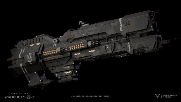 Hillsborough-class Heavy Destroyer Renders Image - Sins Of The Prophets 