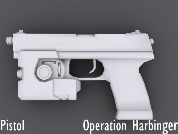 Operation Harbinger pistol alpha render