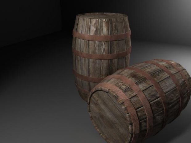 Finalized Wooden Barrel