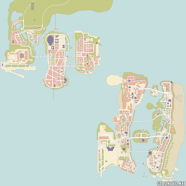 GTA United map overview