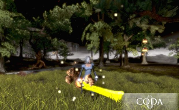 In Game Screen of Coda Beta v0.1