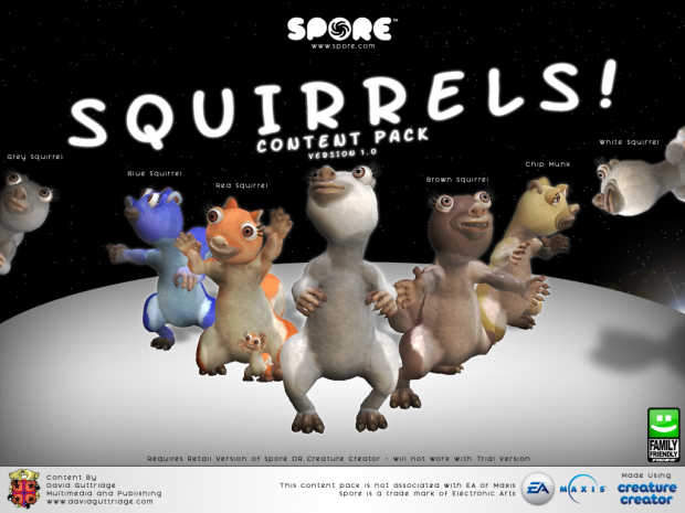 Squirrels! Version 1 promo