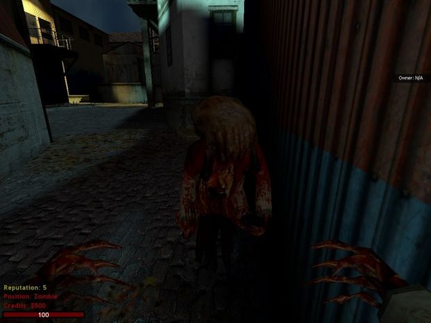 Player as a Zombie