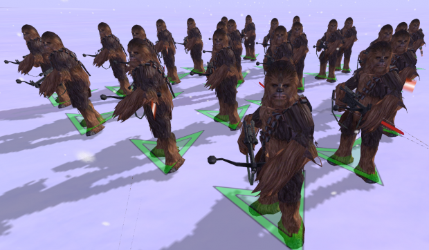 Wookies and Ewooks added to the Rebel Alliance.