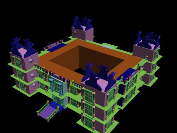 MentMore Towers 3D render