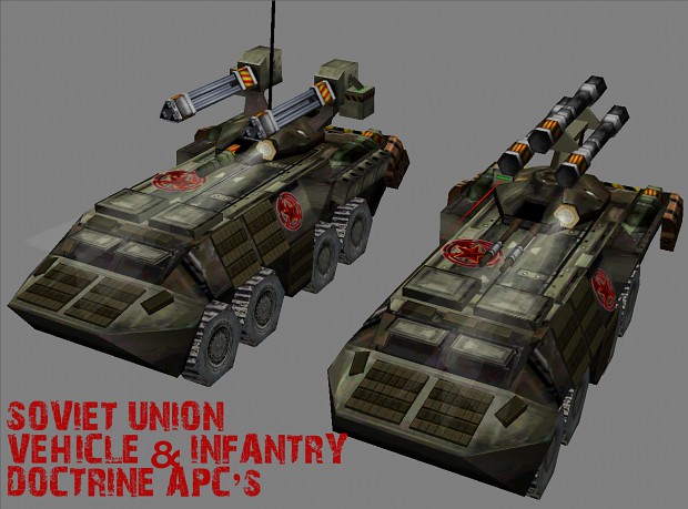 Soviet Union APCs remodelled