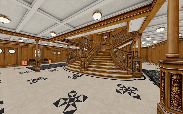 B Deck Grand Staircase Fix image - Mafia Titanic Mod for Mafia: The ...