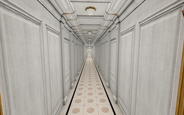 C Deck Middle Corridors