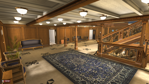 B Deck Grand Staircase Foyer Image - Mafia Titanic Mod For Mafia: The ...