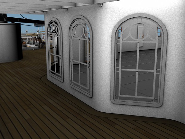 A deck promenade - adding details
