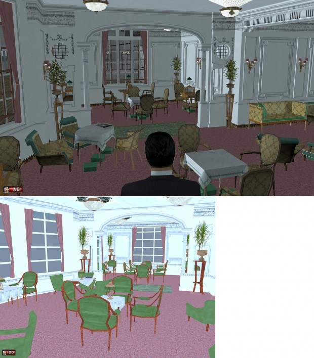 Reading and Writing Room Ingame Diffrence BETA