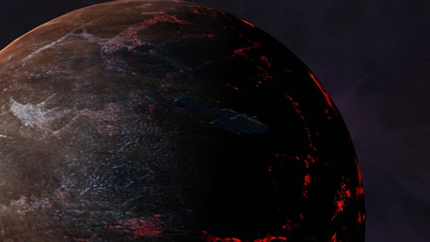 Daedalus Around IS Volcanic Planet