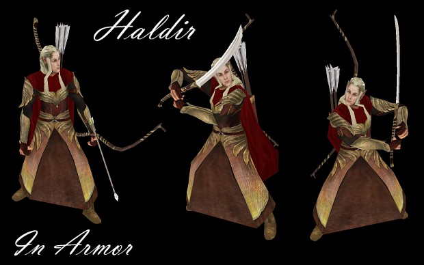 Haldir in armor