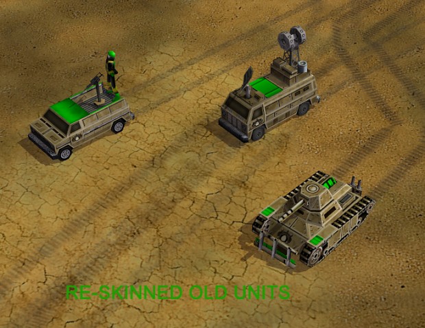 Re-skinned old units