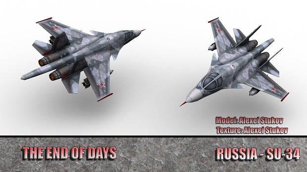 Russia Su-34 Fullback Frontline Bomber