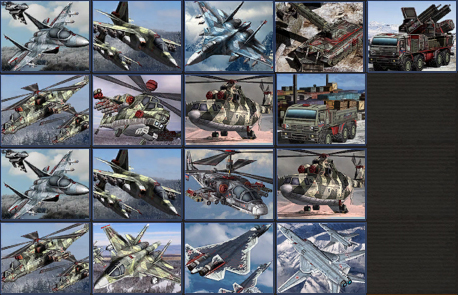 Updated Russian Air units cameos