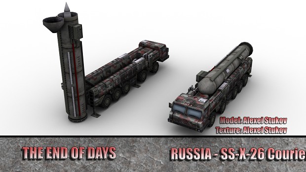Russia SS-X-26 Kurier Nuclear Missile Launcher