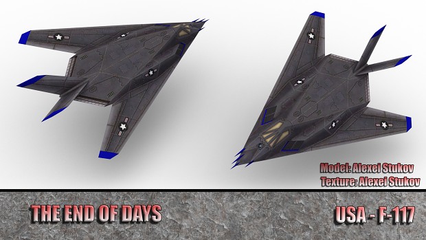 USA F-117 stealth Bomber (Nighthawk)