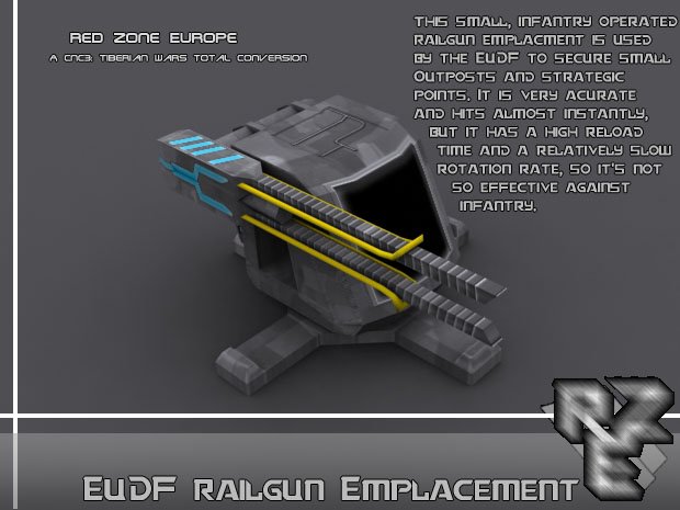 EUDF Railgun turret