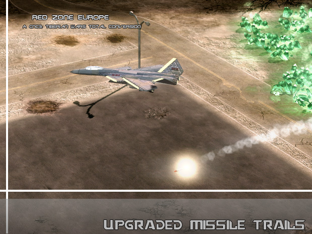 Upgraded missile trails