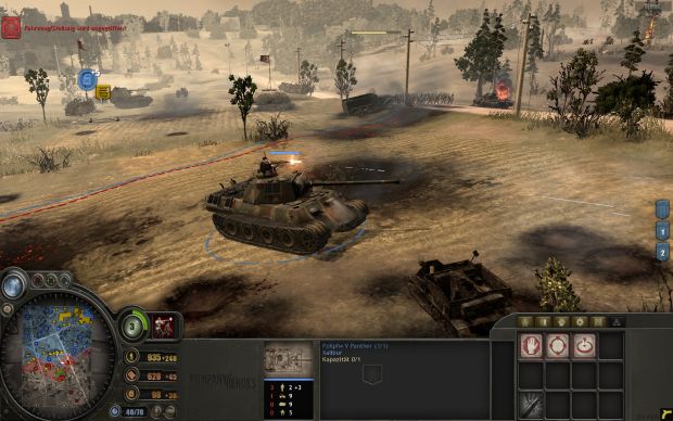 Ingame: Panther Tank on the hunt