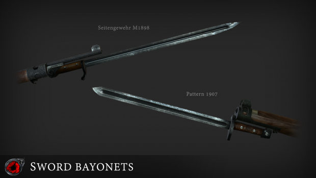 Nov 11th 2015 - German and British bayonets