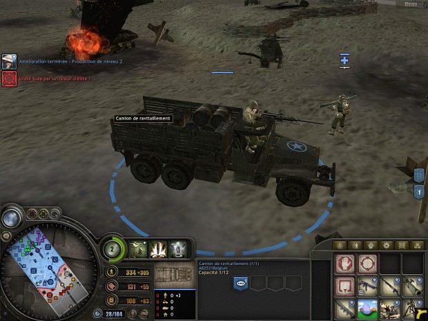 Supply truck with MH2B
