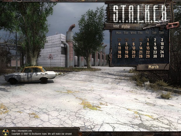 Lost Alpha Calendars for March 2013