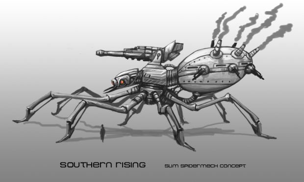 SLIM Machine Gun Spider Concept