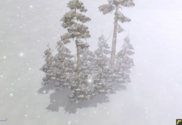 Proof of Concept: Snow Maps and Snowy Trees