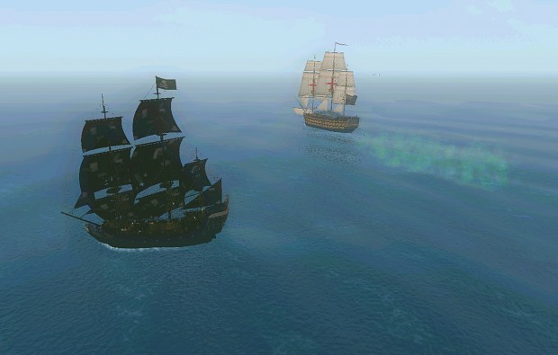 Battle between Black Pearl & HMS Endeavour