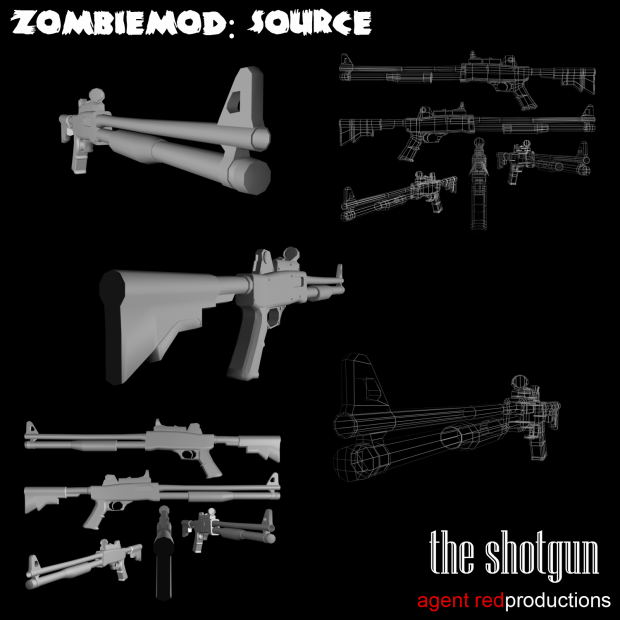 New Model WIP: The Shotgun