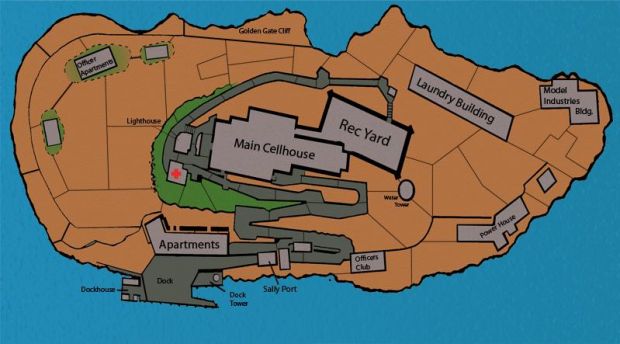 Alcatraz Map Concept