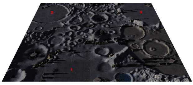 Moon Assault - Map Layout