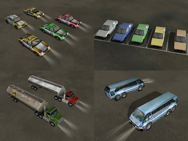 Assorted New Civilian Vehicles