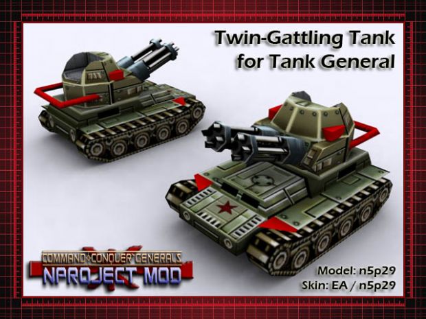 Twin-Gattling Tank for General Kwai