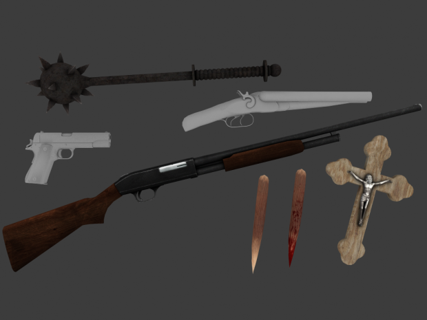 All Weapons Render